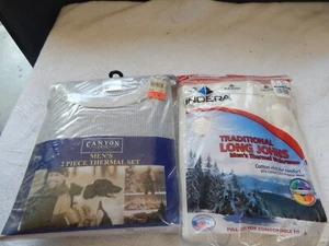 CANYON, INDERA thermal long johns 2XL WHITE grey XXL - Picture 1 of 3