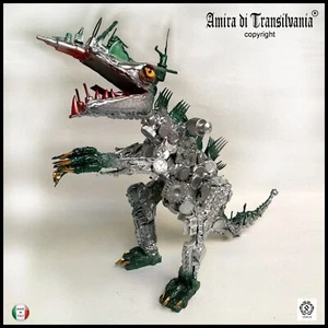 arte contemporanea assemblage scultura pittura quadro riciclo dinosauro ironia 1 - Picture 1 of 24
