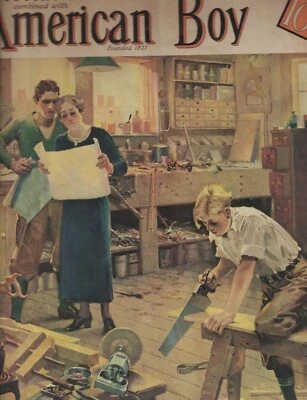 American Boy Magazine November 1935 Pittsburgh Panthers Football Glenn Balch Foto 1 de 3