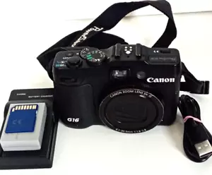 canon powershot g16 digital camera - Picture 1 of 15