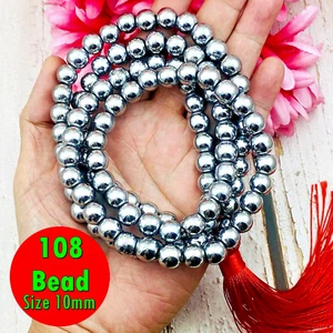 Collar Leklai Mala 108 Blanco Nger Magnético Protector Somporn Amuleto Tailandés #17787 - Imagen 1 de 9