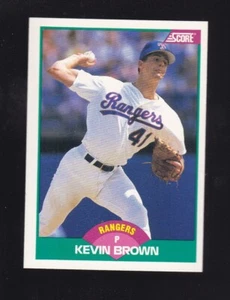 1989 Score Rookie & Traded Kevin Brown #89T Texas Rangers - Picture 1 of 2