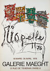 Jean Paul Riopelleavil 1976 Galerie Maeght Lithograph Poster