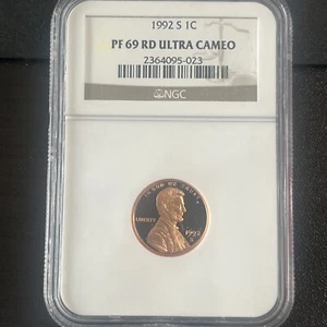 1992 S 1C PF 69 RD Ultra Cameo NGC (1204) - Picture 1 of 4