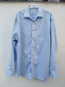 calvin klein performance Shirt 17" Formal Light Blue Non Iron Regular - Picture 1 of 5