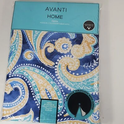 Avanti Home Fiesta Indoor Outdoor Tablecloth 60" X 84" - Image 1 of 4