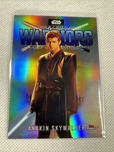 2023 Topps Finest Star Wars Anakin Skywalker Finest WARRIORS Refractor #FW-22