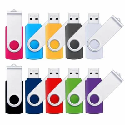 LOT 10PCS ( 64GB-16MB ) USB 2.0 Flash Stick Pen Memory Drive - Multicolor U Disk - Image 1 of 4