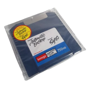 Iomega Sync 750 Mb Automatic Backup Zip Disk - Afbeelding 1 van 3