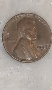 Very RARE 1957 D penny Die Chip Error - Picture 1 of 4
