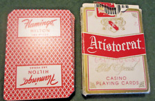 1998 Flamingo Hilton Hotel Las Vegas Aristocrat Casino Playing Cards circa.1990s