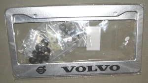 Lot de 2 cadres de plaque d'immatriculation VOLVO - SCELLÉS - Photo 1/2