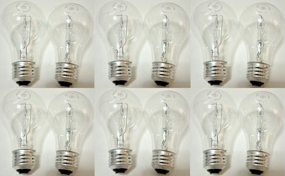 GE 40watt Light Bulbs Glass None LED Basic A19 Dimmable Classic 12 Single Bulbs - Image 1 of 4