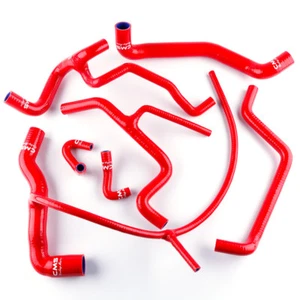 Red Silicone Coolant Radiator Hose Kit for 94-99 VW GOLF Mk3 Jetta A3 VR6 2.8L - Picture 1 of 14
