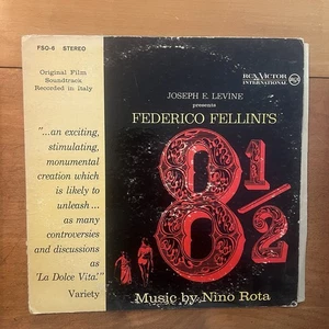 Nino Rota - Federico Fellini's 8 1/2 Vinyl LP - Picture 1 of 4