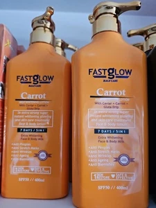 FAST Glow  Effect body & face Lotion 400ml 💯 Authentic spf50 - Picture 1 of 2