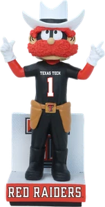 Raider Red Texas Tech Red Raiders Mascot Special Edition Bobblehead NCAA - Picture 1 of 1
