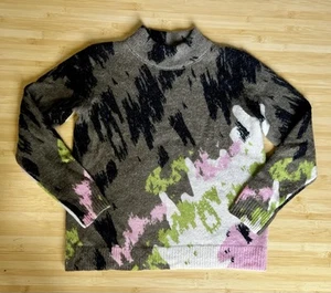 Maglione Madeleine misto lana alpaca taglia media multicolore astratto -vedi misure. - Foto 1 di 9