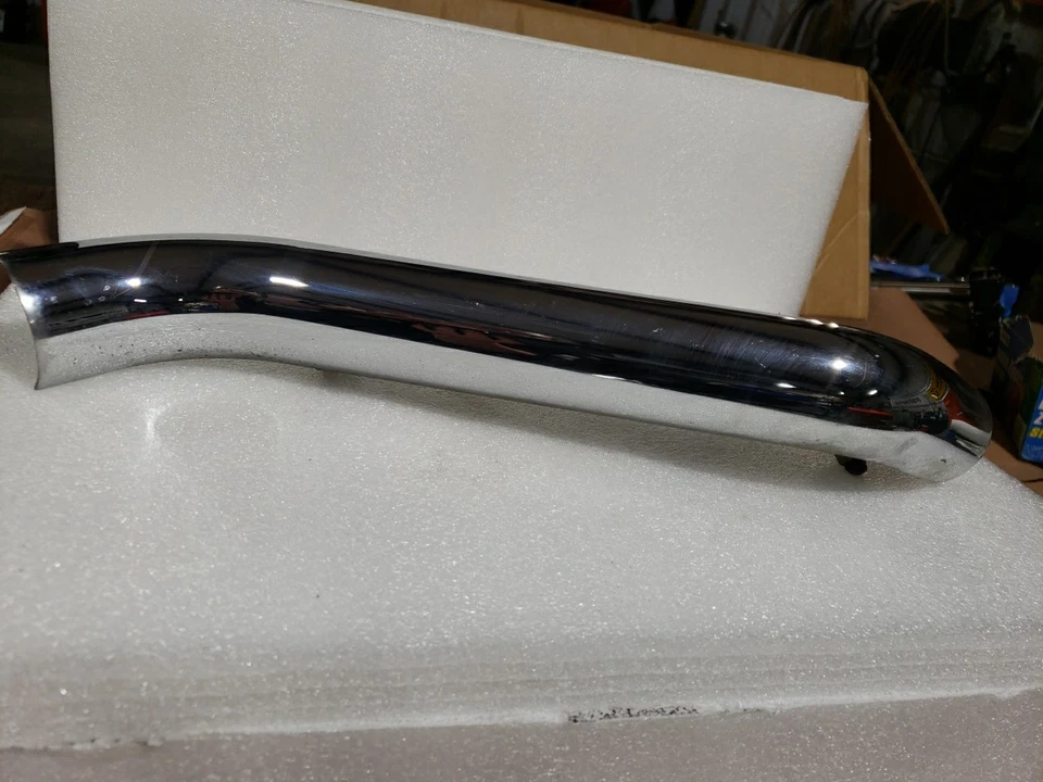 07 Harley Davidson E/G U/C exhaust left side crossover pipe heat shield  - Image 1 of 3
