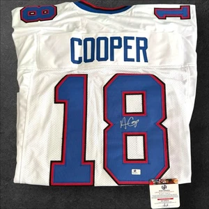 AMARI COOPER signiertes individuelles Trikot! Von Buffalo Bills signiertes weißes Trikot mit Echtheitszertifikat - Bild 1 von 7