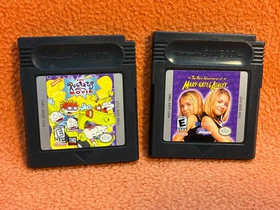 Rugrats Movie & Mary Kate Ashley Nintendo Game Boy Gameboy Original Bundle Lot - Image 1 of 3