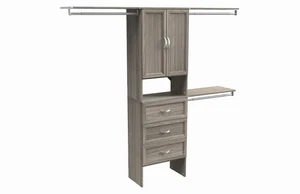 ClosetMaid SS-8414 SuiteSymphony 25"W Closet Organizer Tower - Grey - Picture 1 of 3