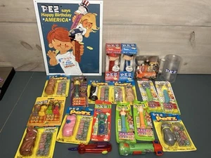 Riesiges 290+ Pez Spender Lot Sammlung Vintage Gebraucht Neu Versiegelt - Bild 1 von 9