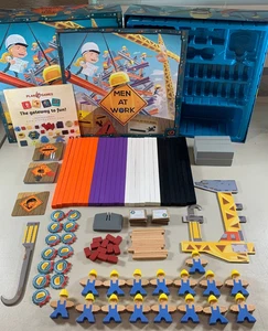 100% Complete Men At Work Game 2018 Pretzel Games by Rita Modl NICE! - Picture 1 of 10