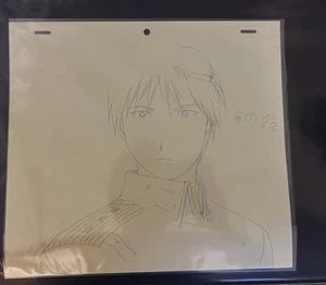 Anime Genga not Cel Full Metal Alchemist 1 page Colonel Mustand - Picture 1 of 1
