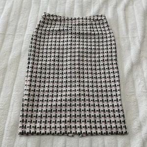 Boden elfenbein/rosa/grün Windmill Tweed Clara gefütterter Bleistiftrock Damen 4R - Bild 1 von 4