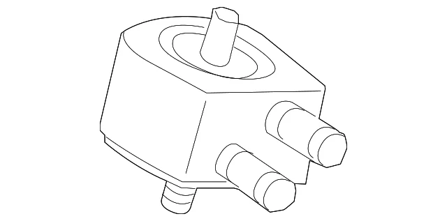Ford 1997-2007 original - enfriador de aceite F7UZ-6A642-EA Foto 1 de 3