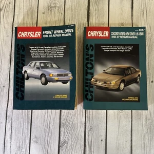 CHILTON’S Lot Of (2) Chrysler 1981-92,1993-97 Wiring, Vacuum Diagram Repair Man. - Bild 1 von 9