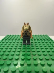 Jar Jar Binks bedruckter Kopf Lego Star Wars Minifigur Vintage Wasser 75080 - Bild 1 von 4