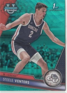 2023-24 Bowman University Chrome - Steele Venters #83 Aqua Wave Refractor /299 - Picture 1 of 2