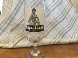 Vintage Sugar Shack Stemmed Glass ~ Lake Geneva WI ~ Stone Park IL - Picture 1 of 10