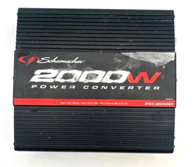 VIDEO Schumacher PC2000 2000 Watt DC to AC Power Inverter W/ 3 120V AC Outlets - Image 1 of 4
