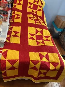 Homemade Quilt Queen Size 102" x 72" New - Picture 1 of 4