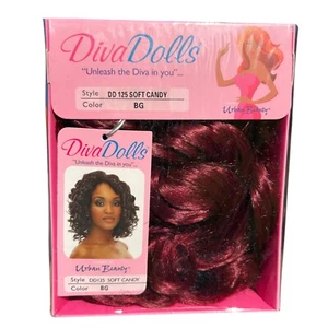 Diva Dolls Synthetic Hair Weave Color BG Red, Style Soft Candy - Picture 1 of 6