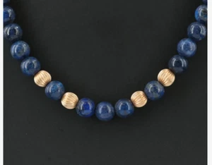 Lapislazuli 14K Halskette - Bild 1 von 6