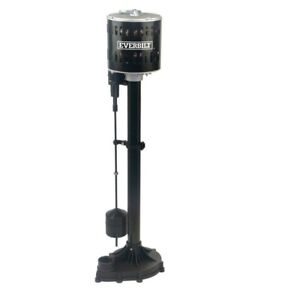 Everbilt SPL03303 1/3 HP Plastic Pedestal Sump Pump 40 GPM