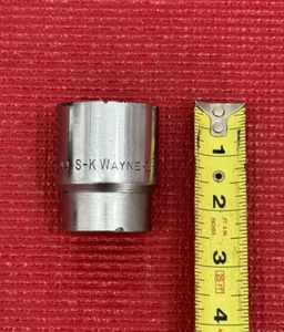 S-K Wayne Tools 47144 1-3/8" Sae 3/4" Drive 12 PT Socket Made in USA - Bild 1 von 5