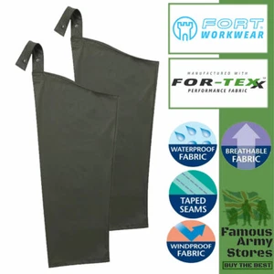 Fort Fortex Airflex Leggings For Trousers Waterproof Windproof Breathable Green - Picture 1 of 1