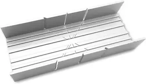 SMB Precision Metal Mitre Box for Hobby and Crafts (1/4/10/100) (1) - Picture 1 of 5