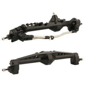 Essieu avant arrière anodisé en aluminium CNC pour voiture chenille 1/10 Axial Capra 1,9 RC - Photo 1/21