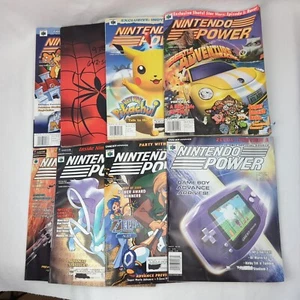 Nintendo Power Magazine 8 Issue Lot Most w/ Posters Inserts 2001 See Description - Picture 1 of 24