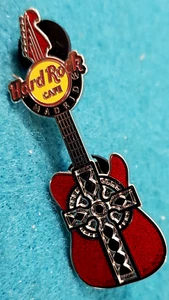 MADRID SPAIN CELTIC CHURCH CROSS RED GUITAR SERIES Hard Rock Cafe PIN LE - Bild 1 von 1