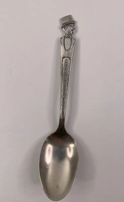 Edgar Bergen Charlie McCarthy Ventriloquist Teaspoon Silver Plate 1939 Duchess - Image 1 of 4