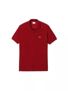 Polo Lacoste dal fit classico, in cotone,colore Bordeaux modello 1212 476 - Imagen 1 de 6