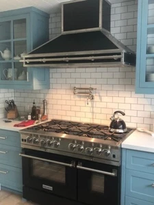 Stainless Steel Range Hood, for La Cornue, 36" Wide x 30" Tall - Motor Available - Picture 1 of 2