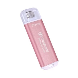 512GB Transcend ESD300 Portable SSD USB Type-C Pink - Picture 1 of 5